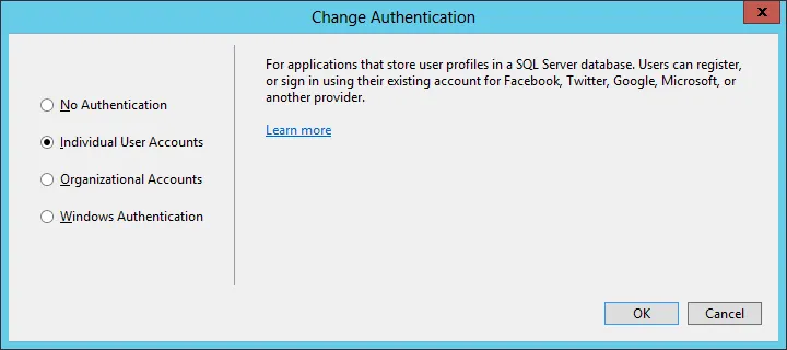 Change Authentication